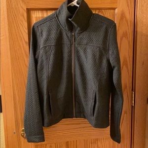 Prana Gray Quilted Jacket M